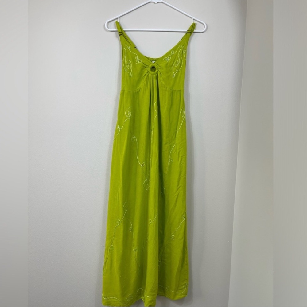 Lime Green Mini Dress